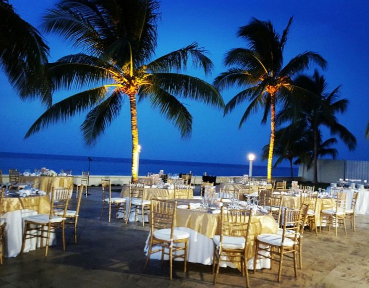Moon Palace Jamaica Beach Destination Wedding Terrace Banquet