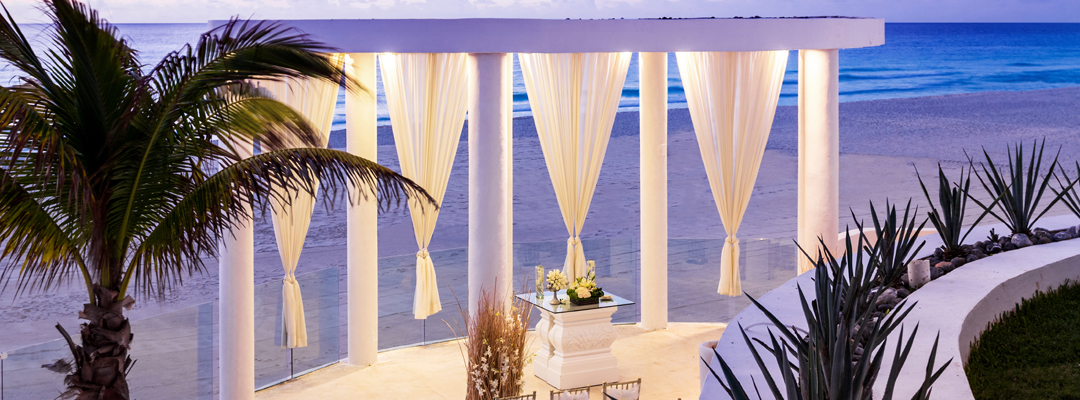 Le Blanc Spa Resort Cancun Beach View Destination Wedding